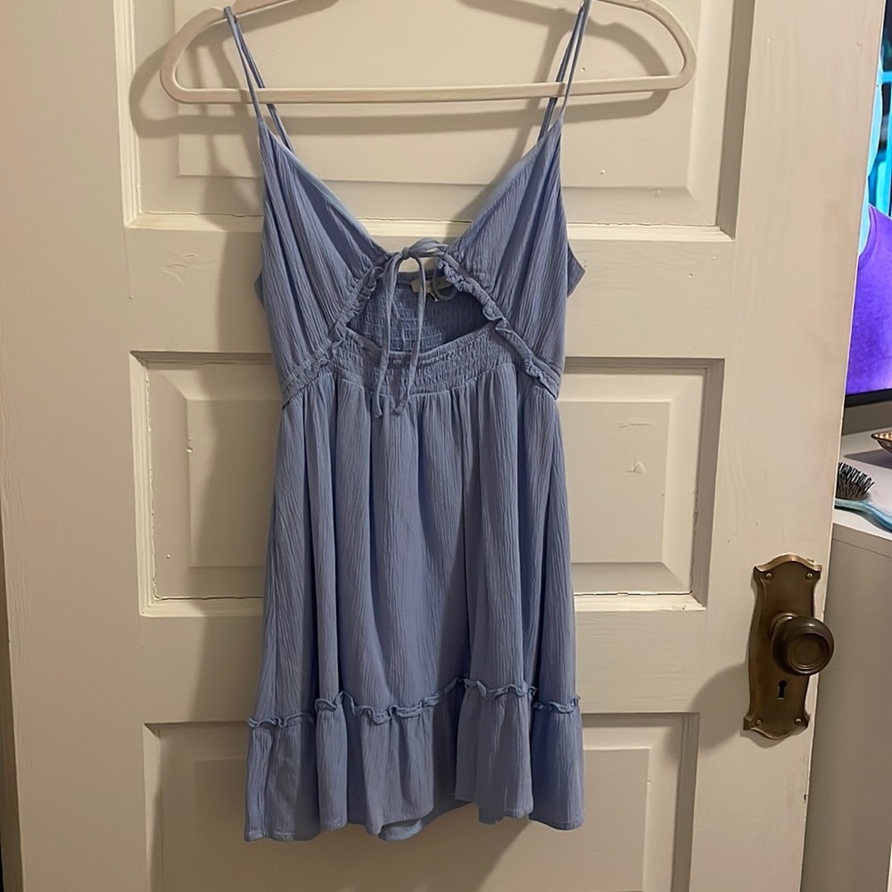 blue sundress